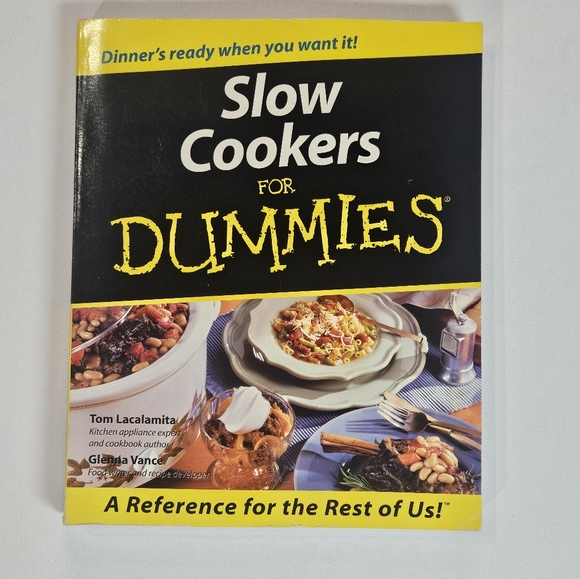 Slow‎ Cookers For Dummies Paperback Bestselling Book Recipes Included - Picture 1 of 4